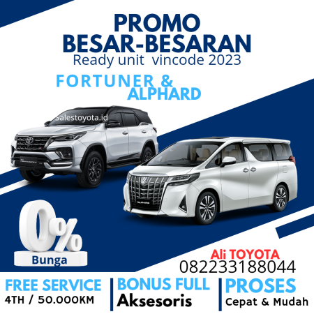 Ready Alphard 2023