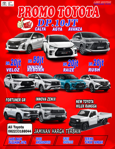 PROMO TOYOTA HARGA TERBAIK 