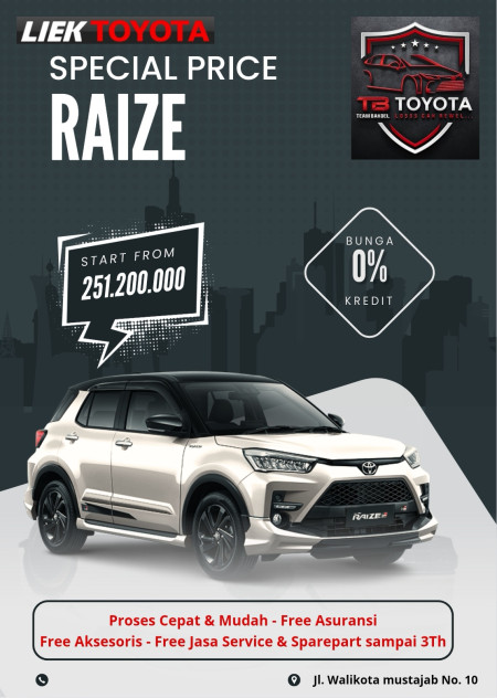 Harga Toyota Raize 2025